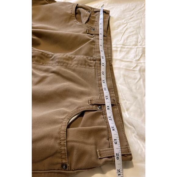 Dickies FLEX Tough Max Brown Work Pants Sz 40 Raw‎ Hem Carpenter Fit - Picture 6 of 10